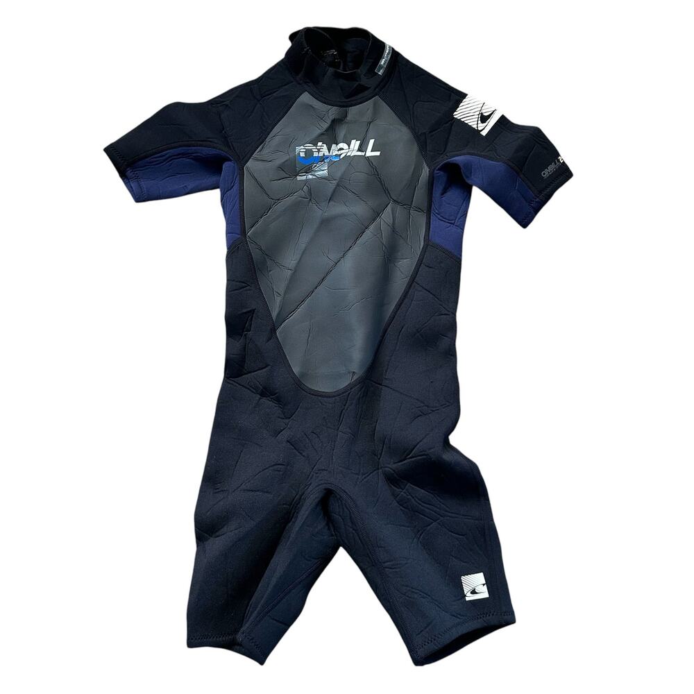 O'neill Spring Wetsuit‎ Bodysuit Short Sleeve 2mm Youth Size 14 Black